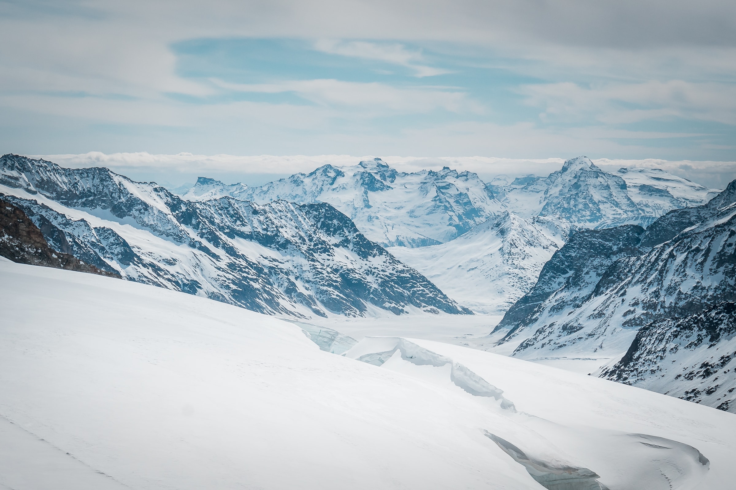 Jungfraujoch «Top of Europe» mit dem Eiger Express
